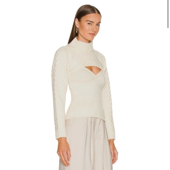 REVOLVE Sweaters New Revolve Knit Cable Arm Warmers Turtleneck